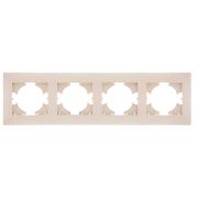 Рамка 4-м Bravo беж. GUSI С1040-003