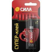 Супер-клей сверхпрочный 3г SBL1-3 BL-1 (блист.) СИЛА C0039198