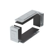 Комплект для обеспечения степени защиты IP44 в местах соединения секций лотков 200х100 цинк-ламель (аналог гор. оцинк.) DKC SIP01020HDZL