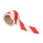 Лента оградительная ЛО «Красно-белая» 75х100 Basic EKF lo-75x100-bas