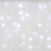 Занавес LED со статическим свечением ULD-C3020-240/STK WHITE IP44 3х2м соед. 240 диодов бел. свет провод прозр. Uniel UL-00007213