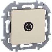 Розетка телевизионная проходная TV Inspiria 14дБ 5-862мГц механизм сл. кость IEK 673861