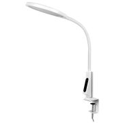 Светильник светодиодный KD-837 C01 LED наст.на струбц. 7Вт 230В 450лм сенс рег.ярк и цвет.темп USB-5В 1А бел. Camelion 13884