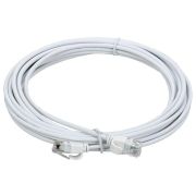 Патч-корд кат.5E UTP LSZH 5м slim колпачок с язычком бел. ITK PC08-C5EUL-5M-SL-WT
