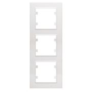 Рамка 3-м Karea вертик. бел. Makel 56001708