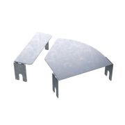 Крышка для угла горизонтального изменяемого 0-45град. осн.100 1.2мм СРО DKC SKVN100