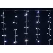 Гирлянда «Занавес» 1.5х1.5м 160LED бел. IP20 провод прозр. 230В транзит IEK LGDB201-2-160-L1-T-S-20