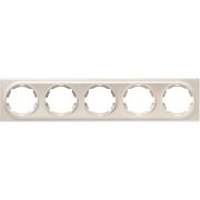Рамка 5-м Florence беж. 1E52501301 OneKeyElectro 2172809