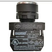 Кнопка нажимная круглая черн. с вертикальной стрелкой B100DH-0D EMAS B100DHOD