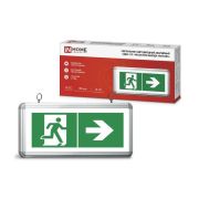 Светильник светодиодный СДБО-115 «УКАЗАТЕЛЬ ВЫХОДА НАПРАВО» 3 часа NI-CD AC/DC аварийный односторон. IN HOME 4690612040264