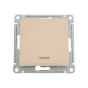 Выключатель 1-кл. AtlasDesign с подсветкой (сх.1а) 10AX мех. песочн. SE ATN001213