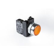 Кнопка нажимная круглая CM100DS (1НО) желт. EMAS CM100DS