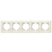Рамка 5-м Афина универс. сл. кость (ivory) Universal A1042-I
