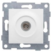Механизм розетки ТВ 1-местн. СП бел. матов. GUSI Ugra С11А1-041