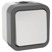 Выключатель 1-кл. 2п ОП TORS TS211 10А IP55 бел. IEK TS-V16-0-10-55-K41