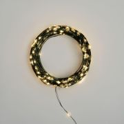 Гирлянда «Роса» 30м 300LED тепл. бел. IP20 230В с контроллером провод зел. Neon-Night 303-276