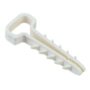 Дюбель-хомут 6х14мм для плоского кабеля нейлон бел. (уп.25шт) IEK UDH14-06-14-025-K01