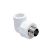 Угольник комбинированный PPR наружн. резьба 32х3/4 бел. RTP 10805