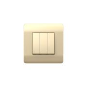 Выключатель 3-кл. NEW3-E 10А шампань CHINT 431461