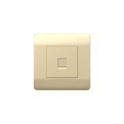 Розетка компьютерная 1-м NEW3-E RJ45 шампань CHINT 431416