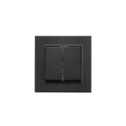 Выключатель 2-клав. Karea LINE STAR чер. Makel 86054003