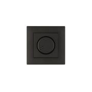 Розетка 1-м Karea RIZZ STAR без заземл. дым. металлик Makel 88050022