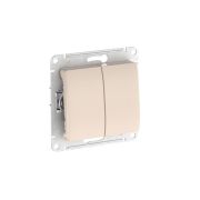 Выключатель 2-кл. Glossa (сх. 5) 10AX быстрозажим. клем. механизм беж. SE GSL000251S