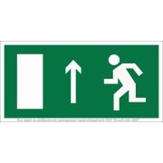 Пластина BL-3015.E12 «Направление к эвакуационному выходу прямо (лев.)» Белый свет a12539