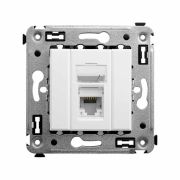 Розетка компьютерная 1-м СП Avanti «Белое облако» RJ45 кат.6 DKC 4400293