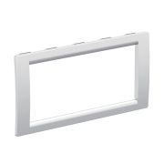 Рамка 4мод. универс. под Brava/VIVA/45х45 сер. металлик DKC F00013G