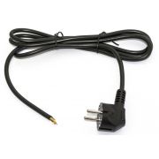 Кабель PWC-SHM-OE-3.0-BK 3х1.0кв.мм с вилкой Schuko (open end) 3м черн. Hyperline 229246