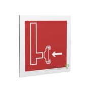 Знак безопасности PP-17174.F08«Пожарный сухотрубный стояк» Белый свет a17183