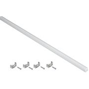 Профиль накладной угловой для светодиод. ленты 1616 L2000 комплект аксессуаров опал алюм. IEK LSADD1616-SET1-2-N3-1-12