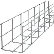 Лоток проволочный 100х100 L3000 сталь 4мм PL100-100-3000 оцинк. КМ LO0667