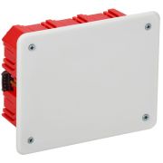 Коробка распаячная СП 120х92х45 КМ41028 для полых стен (с саморезами пластиковые лапки с крышкой) IEK UKG11-120-092-045-P