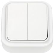 Выключатель 2-кл. ОП 6А IP20 бел. Bylectrica А5 6-134