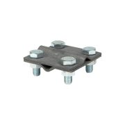 Зажим крестовидный прут-прут (пластина 57х57мм) HZ PROxima EKF lp-g3109